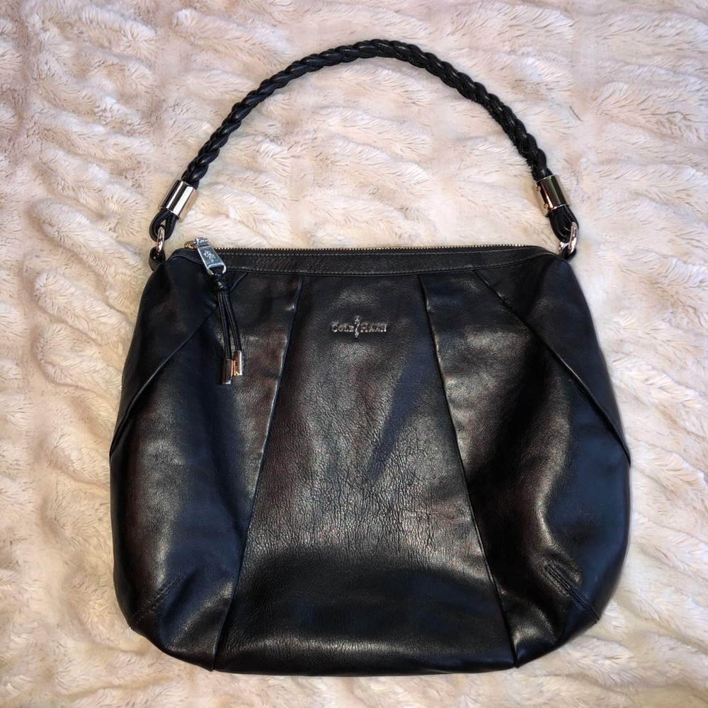 Cole Haan Black Leather Bag - Picture 3 of 12